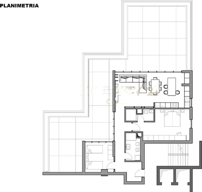 Apartment 2+1+2+Veranda For Sale near the Women's Prison, Ali Demi!