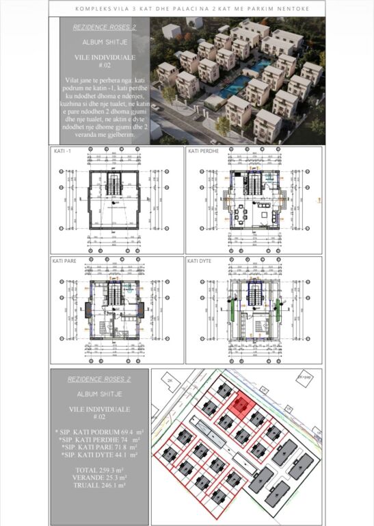 🏡 VILË INDIVIDUALE NË SHITJE – ROSES RESIDENCE 2, FARKË