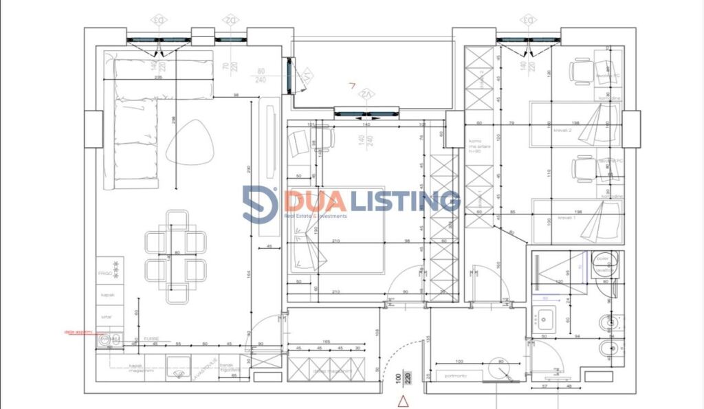 Apartment 2+1 for sale – Paskuqan, Ringside Residence!