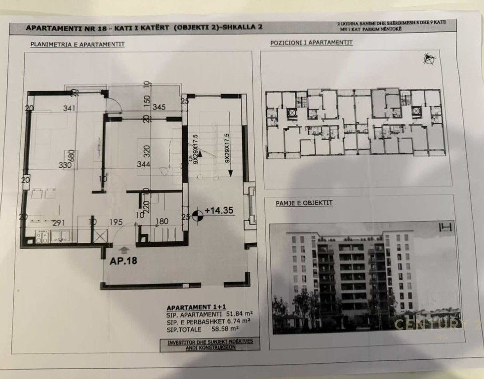 APARTMENT 1+1 WITH PARKING SPACE, KINOSTUDIO