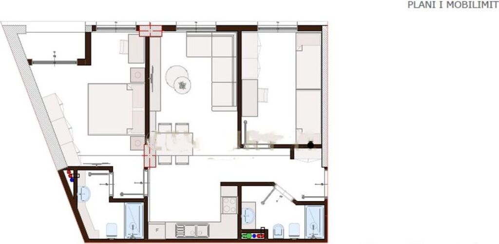 Apartment 2+1+2 for sale at Bulevardi i Ri!
