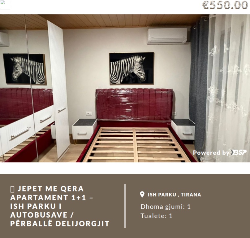 AFFITTO 1+1 DI FRONTE A DELIJORGJO