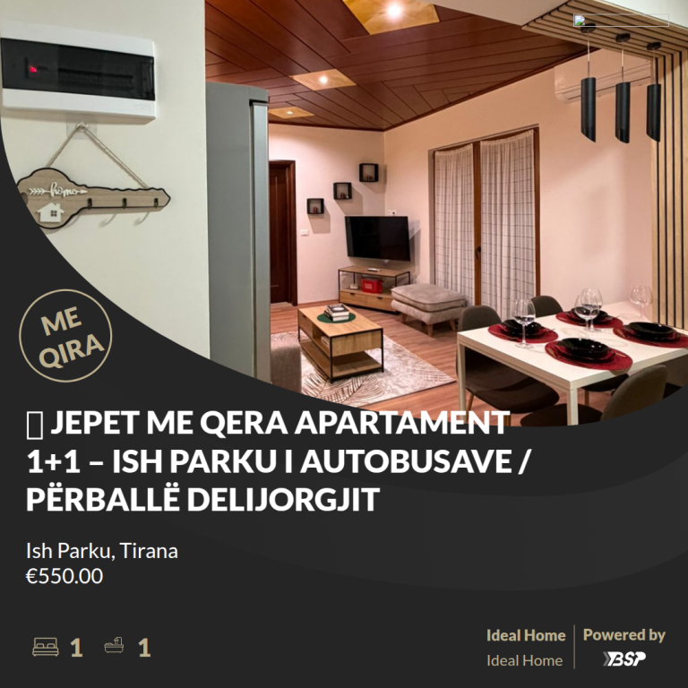 AFFITTO 1+1 DI FRONTE A DELIJORGJO