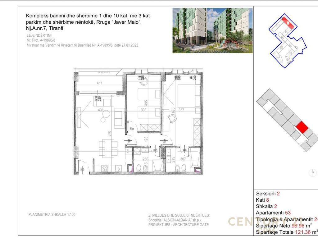 RIVERSIDE RESIDENCE VENDO APPARTAMENTO 2+1+2 ! 218.500 €