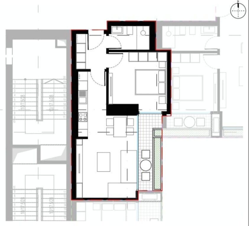 Apartment 1+1 for sale, near Zogu i Zi