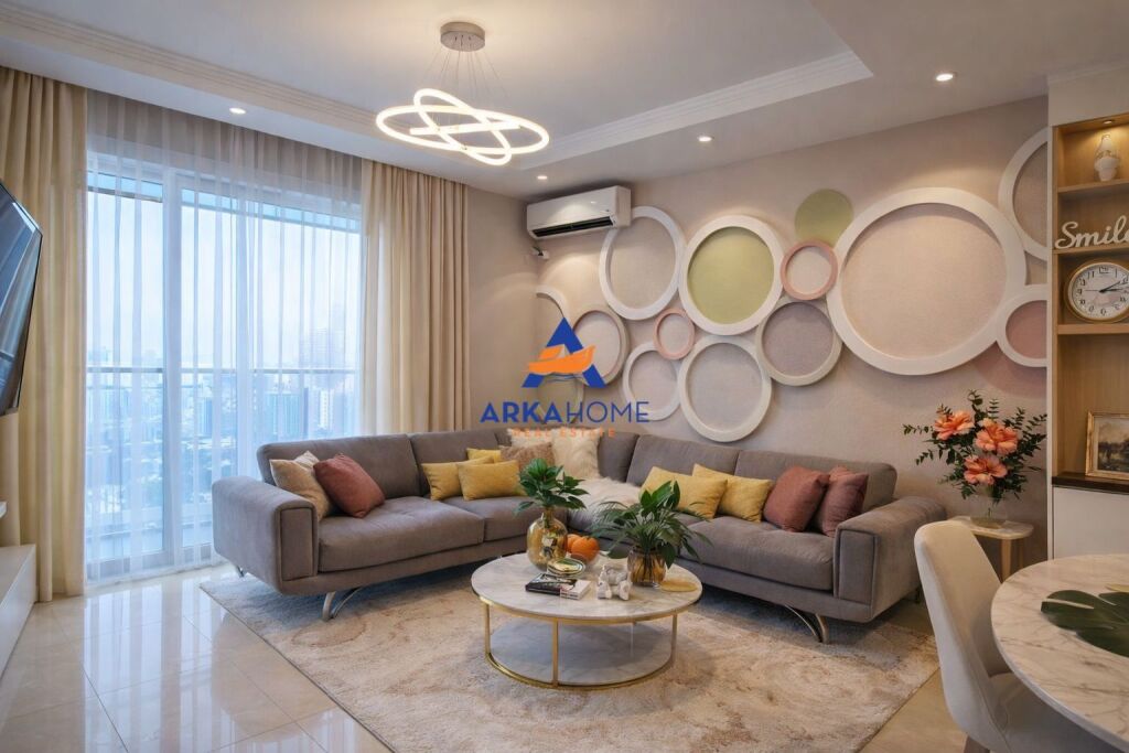 SHITET APARTAMENT 2+1+BALLKON+POST PARKIMI "TE AMBASADOR 3,STADIUMI AIR ALBANIA" 609.600 EURO