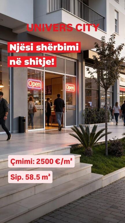 SERVICE UNIT UNIVERS CITY FOR SALE (2500€/m2)