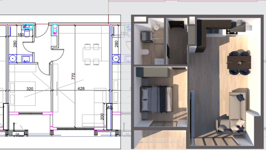Appartamento 1+1 in vendita presso United Towers,