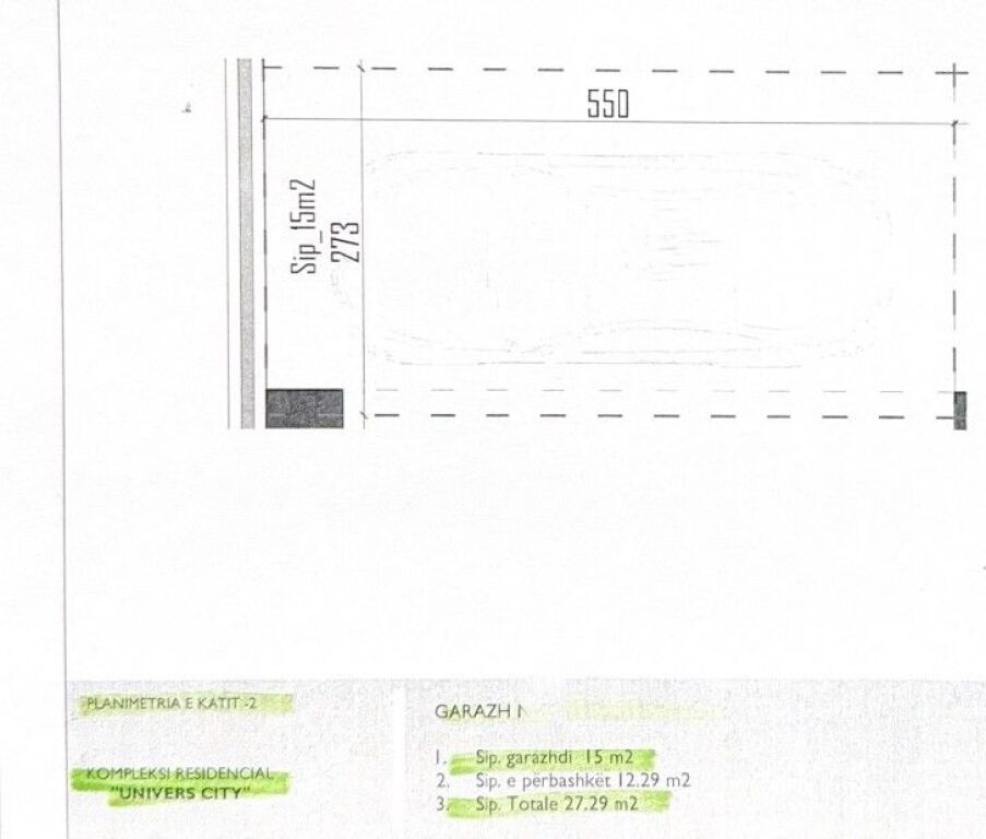 Parking space for sale in Univers City