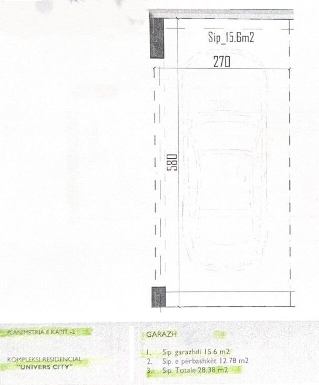 Parking space for sale in Univers City