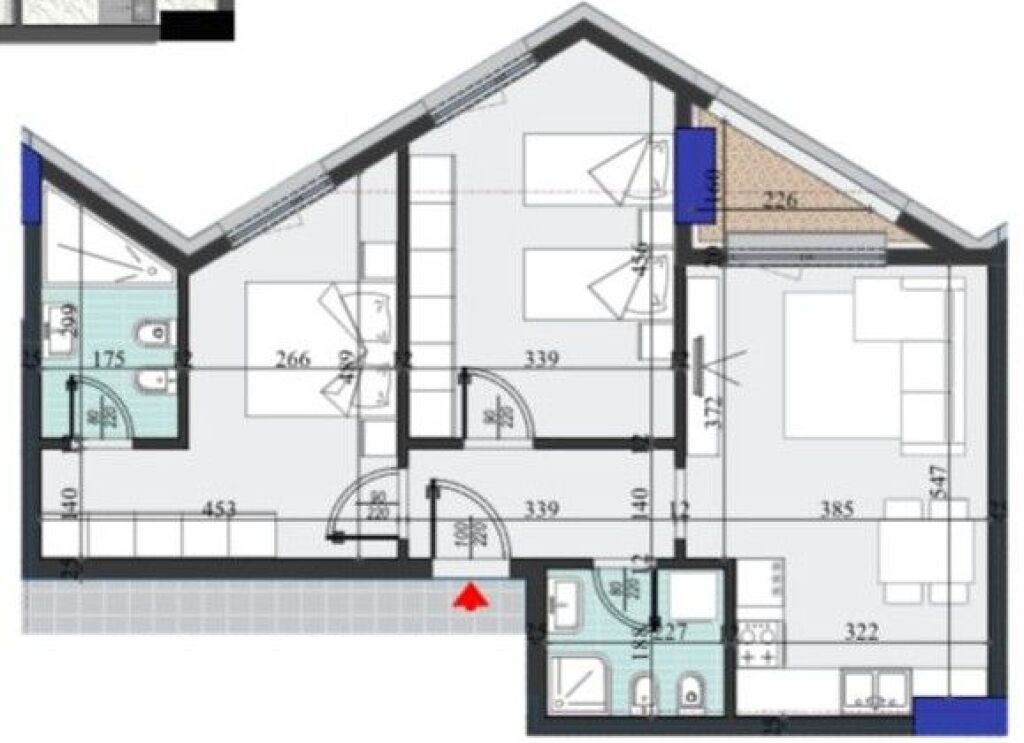 🏡Appartamento 2+1+2 in vendita presso la Residenza Colonnade, Tirana❗