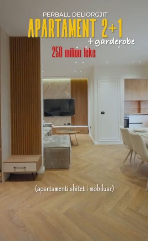 Apartment 2+1 for sale opposite Delijorgji near the palace with arrows