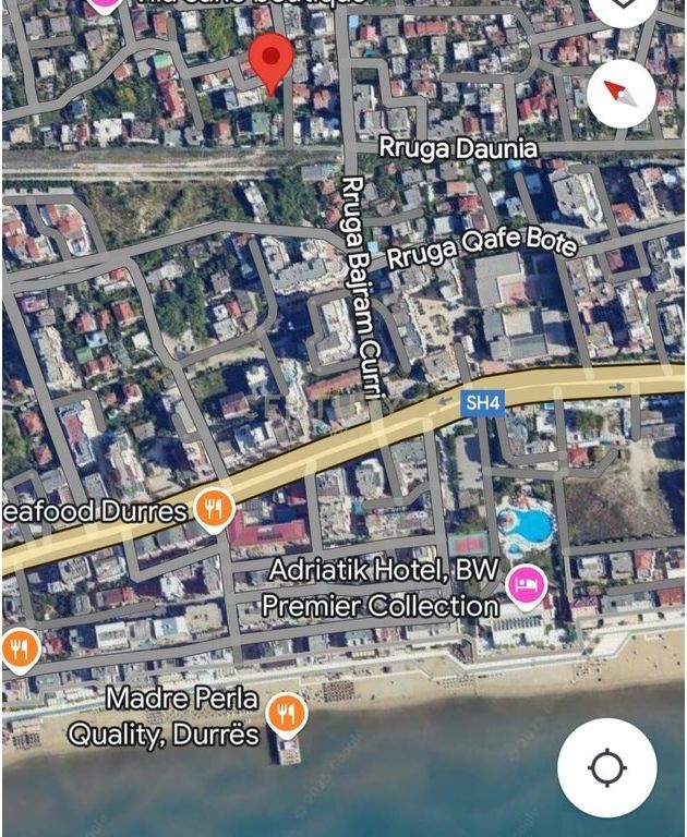 Terreno di 576m2 in vendita sulla spiaggia di Durazzo !
