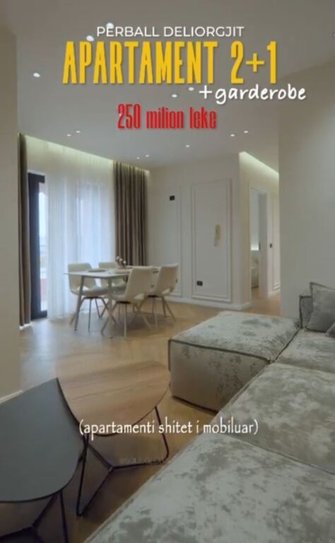 Apartment 2+1 for sale opposite Delijorgji near the palace with arrows