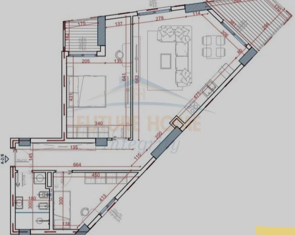 In vendita, Appartamento 2+1, House Residence, Tirana.
