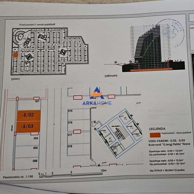 SHITET POST PARKIMI 16M2 "PRANË ISH UNIVERSITETIT EUROPIAN" 35000 EURO