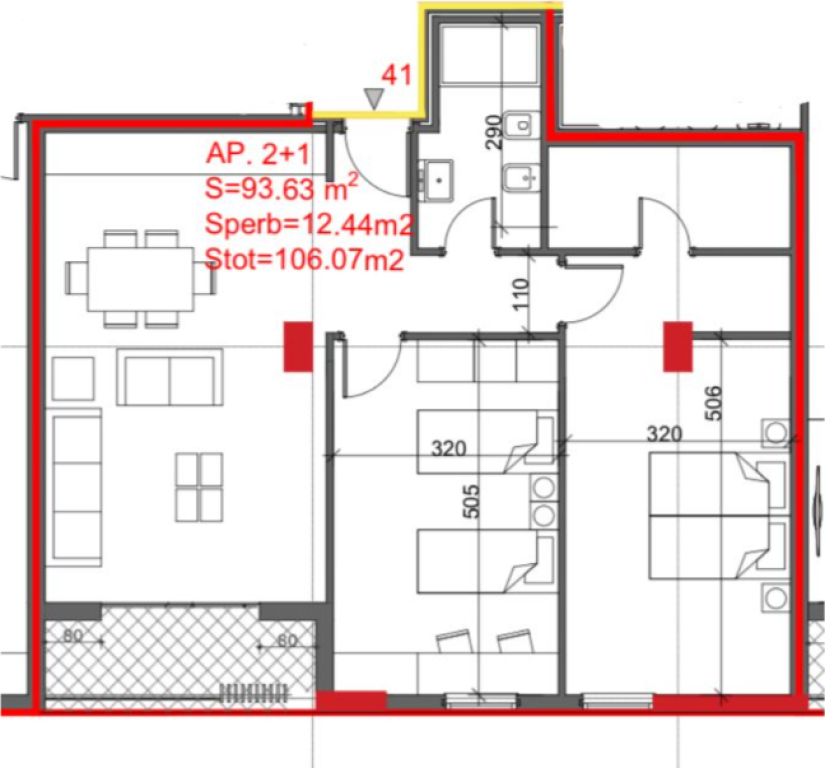 Apartment 2+1 for Sale – Ali Demi  ✅