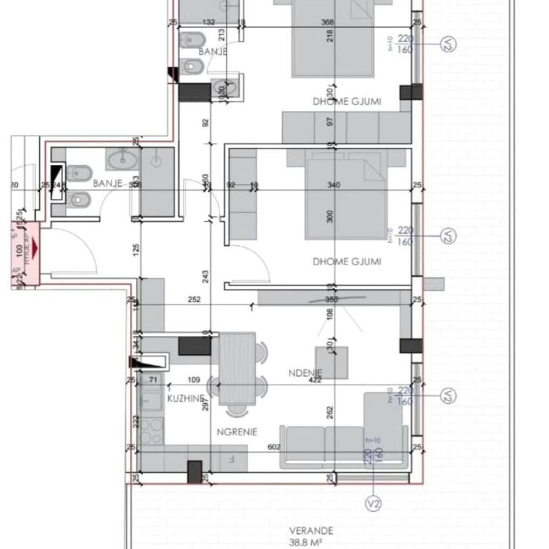 In vendita..! Mercato Elettrico Appartamento 2+1+2+Veranda