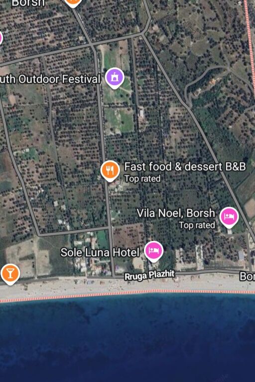 TERRENO IN VENDITA A BORSH A 400m DAL MARE