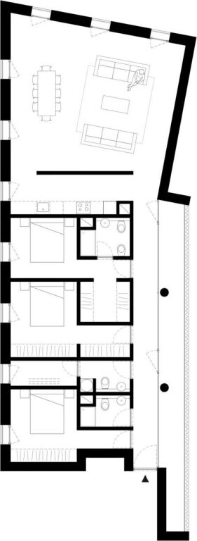 Apartament 3+1 per shitje tek By Long Hill Village, ne Mjull-Bathore.