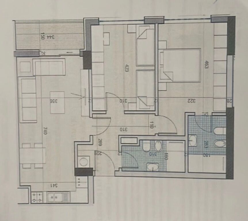 Vendesi Appartamento 2+1+2 📍Univers City, QTU
