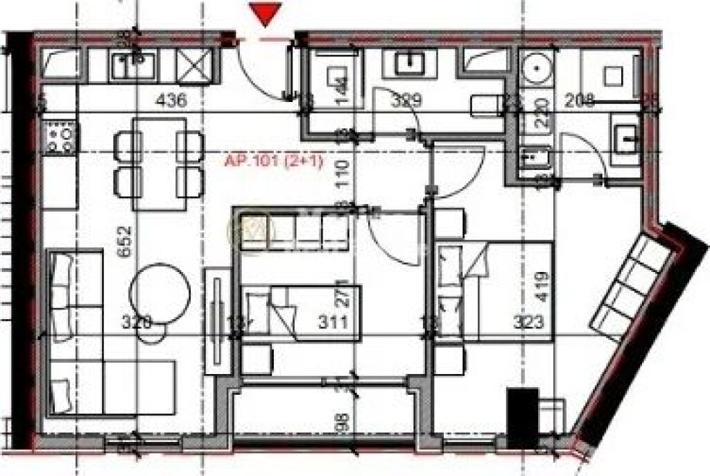 Vendita | Appartamento 2 + 1 | Via Bardhyl | 207600 €