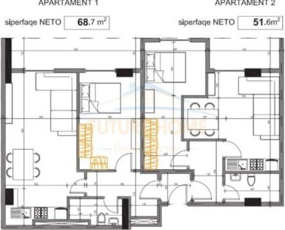 In vendita, Appartamento 3+1+2, Nuovo Anello, Tirana