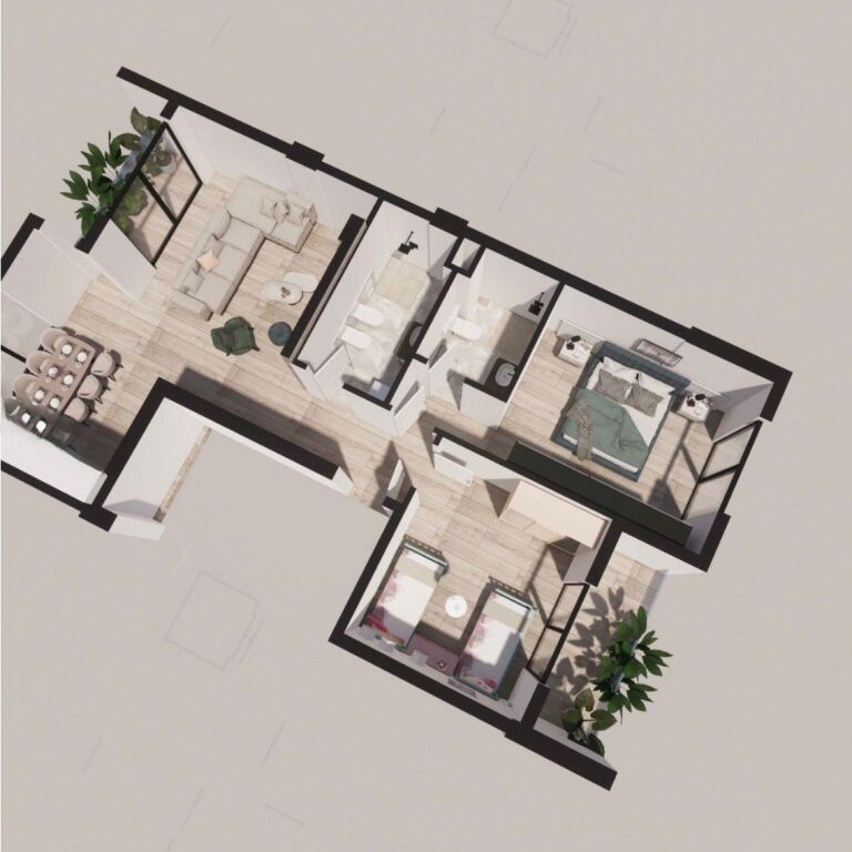🏡 Apartment 2+1 + 2 Bathrooms for Sale – Olive Park, Sauk ✨