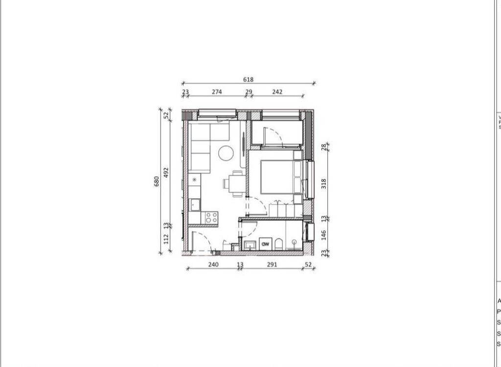 Apartment 1+1 for sale