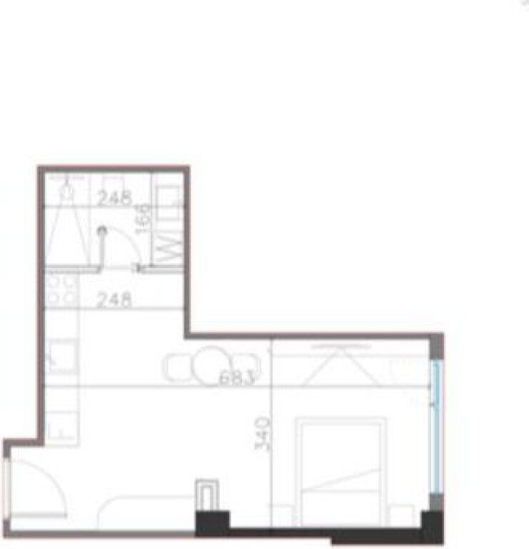 STUDIO APARTMENT FOR SALE IN DRIMADHE