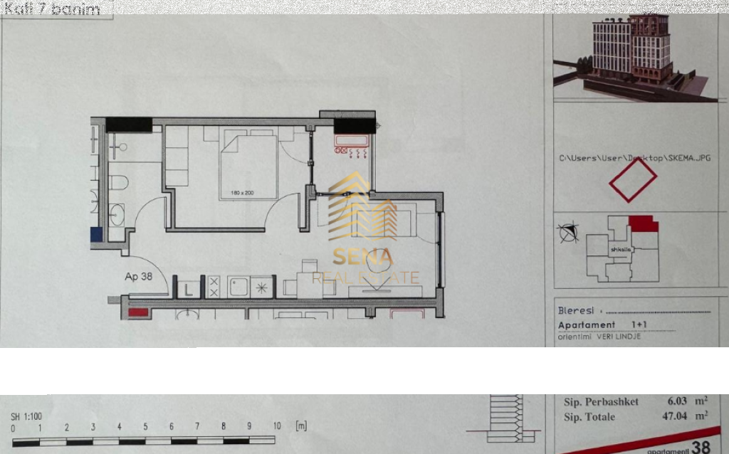 In vendita, Appartamento 1+1+balcone, Residenza Henke– Yzberisht, 105.000 Euro