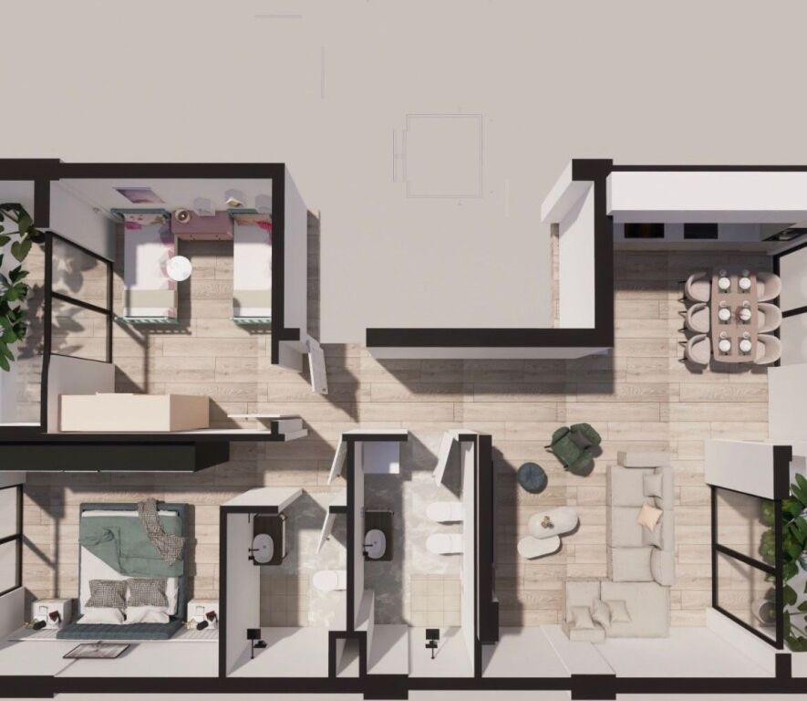 🏡 Apartment 2+1 + 2 Bathrooms for Sale – Olive Park, Sauk ✨