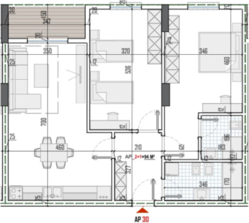 🏡 APPARTAMENTO 2+1+2 IN VENDITA – VIEW RESIDENCE, PASKUQAN