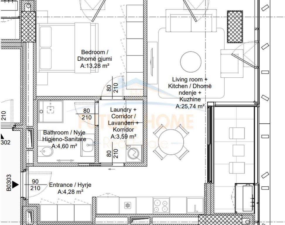 Shitet, Apartament 1+1, "Lion Park Residence 3", Tiranë.
