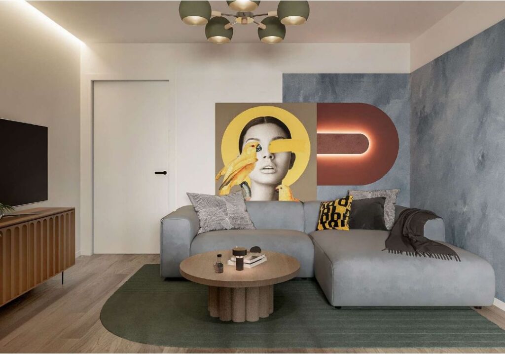 1+1 apartment for rent on Elbasanit Street