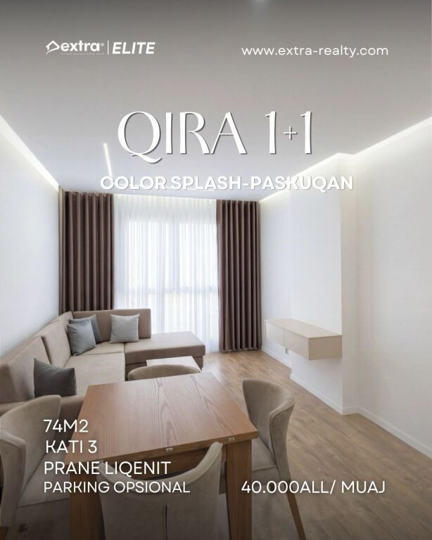 Apartment 1+1 For Rent Color Splash Paskuqan
