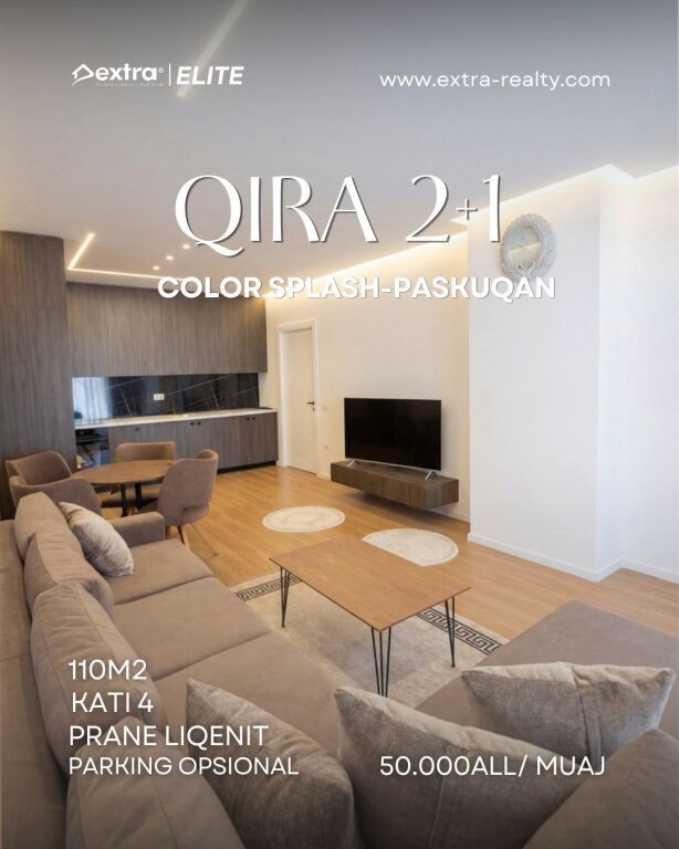 Apartment for rent 2+1 Color Splash Paskuqan