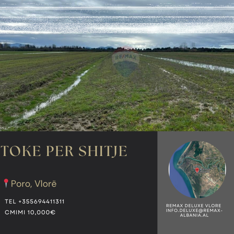 Agricultural Land for Sale – Poro, Vlorë