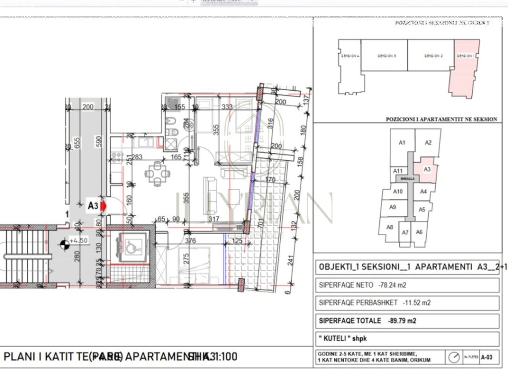 Appartamento 2+1 con pianta intelligente – spazio, luce e comfort