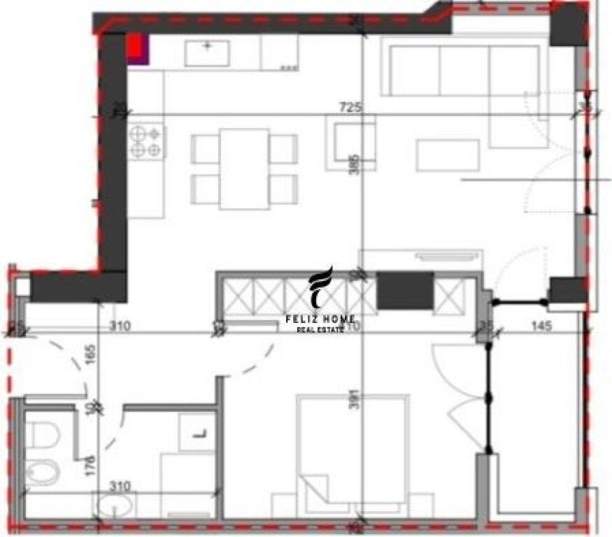VENDESI APPARTAMENTO 1+1 BRRYLI 218.660 EURO FH-69455