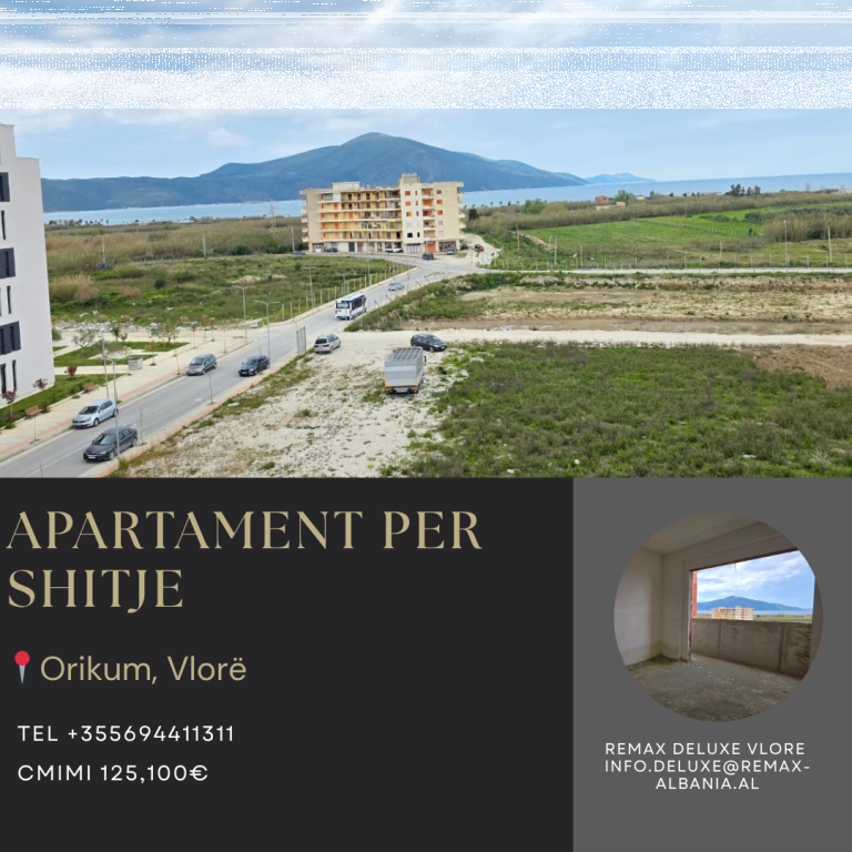 🌅 APARTMENT 2+1 WITH SEA VIEW – ORIKUM, VLORA