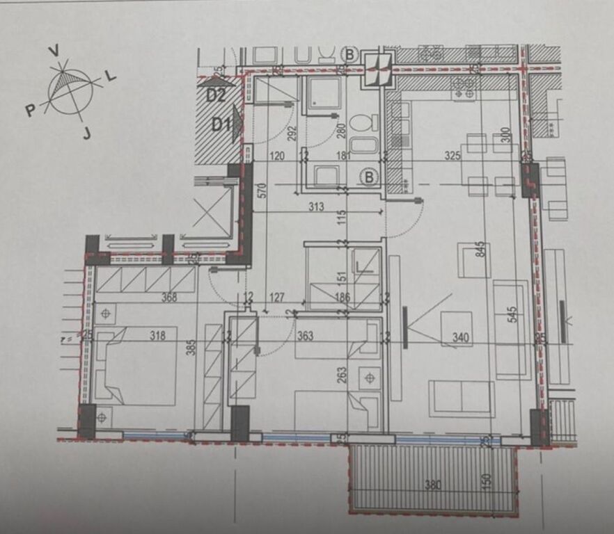 ✨Apartment 2+1 for Sale📍Complex E-88, Dritan Hoxha Street