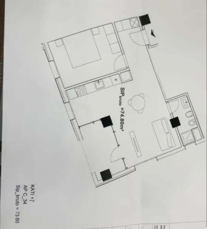 Apartment 2+1 for sale Astir  River Park Residence  