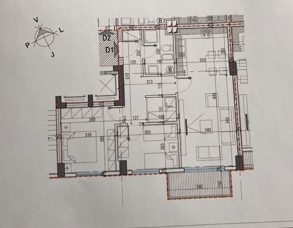 APPARTAMENTO 2+1 IN VENDITA COMPLESSO E-88 (LAPRAKE)
