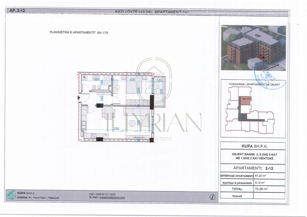 🏡 Apartment 1+1 for Sale in Paskuqan – Invest from the Start!