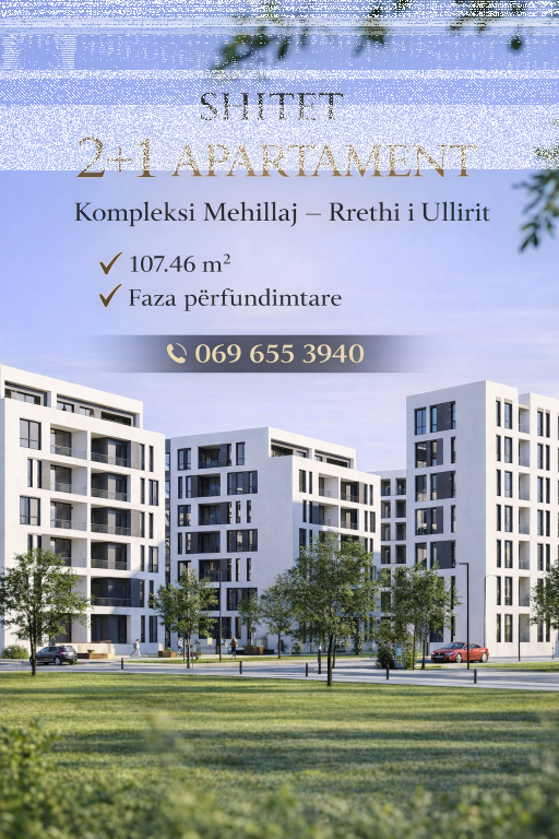 For sale 2+1 final phase Kamëz, Mehillaj olive roundabout