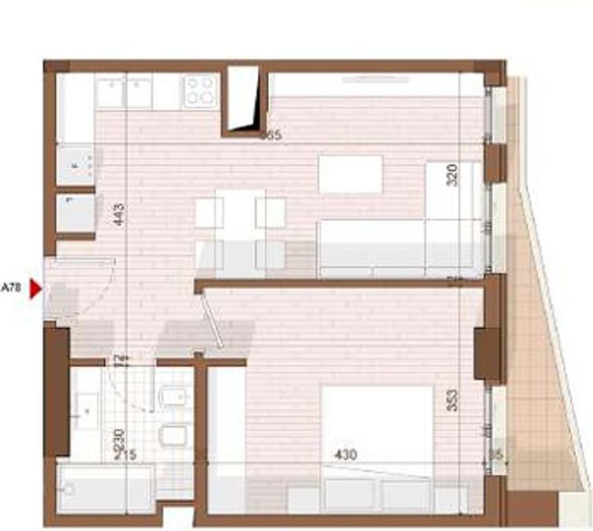 APPARTAMENTO 1+1 IN VENDITA A SHENGJIN