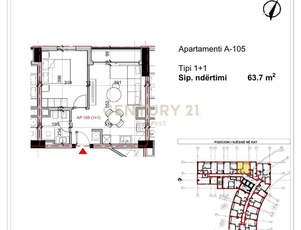VIA BARDHYL – VENDIAMO APPARTAMENTO 1+1