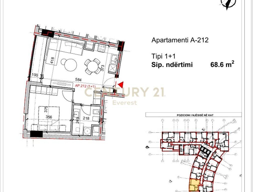 VIA BARDHYL – VENDITA APPARTAMENTO 1+1