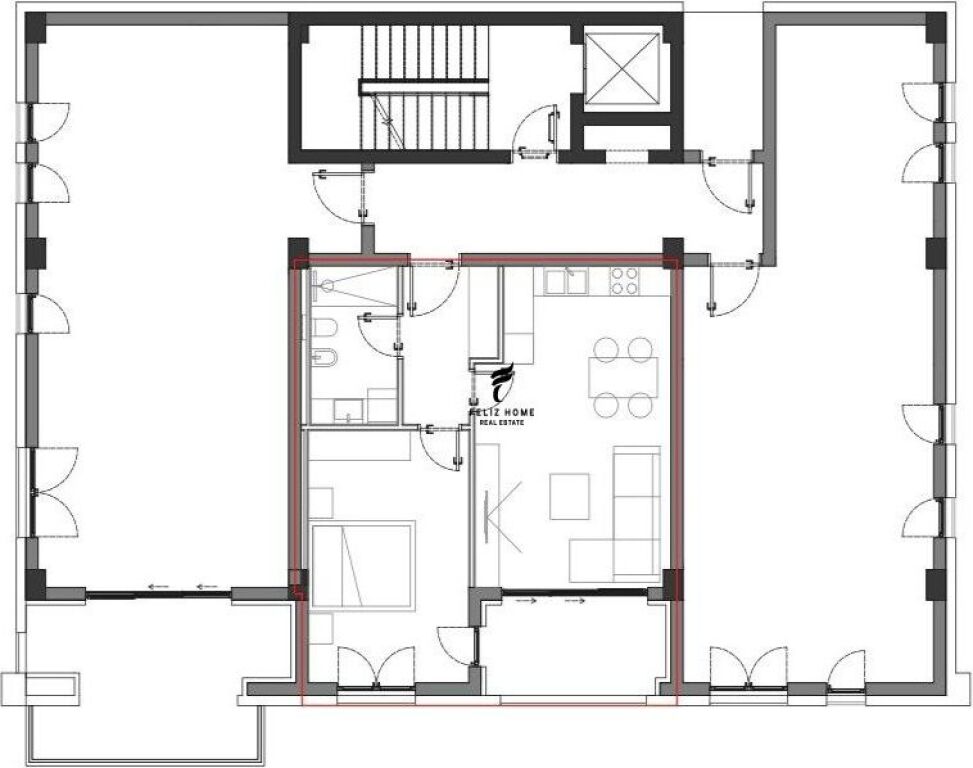 FOR SALE APARTMENT 1+1 PALASE 215,600 EURO FH-69748